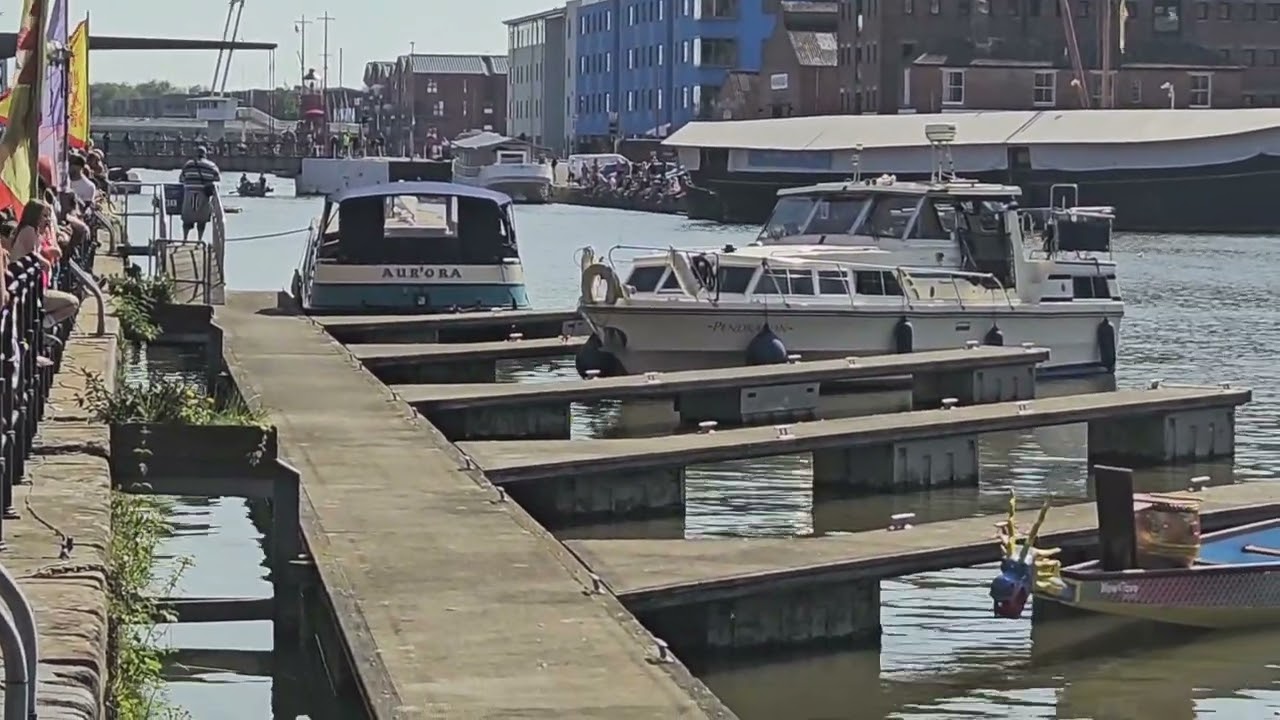 Gloucester Quay boat race