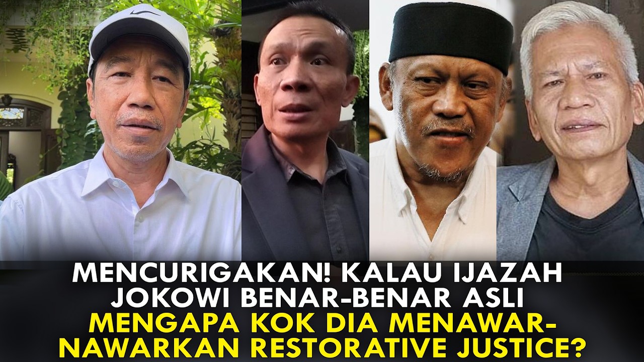 MENCURIGAKAN! KALAU IJAZAH JOKOWI BENAR-BENAR ASLI, MENGAPA KOK DIA MENAWAR-NAWARKAN RJ?