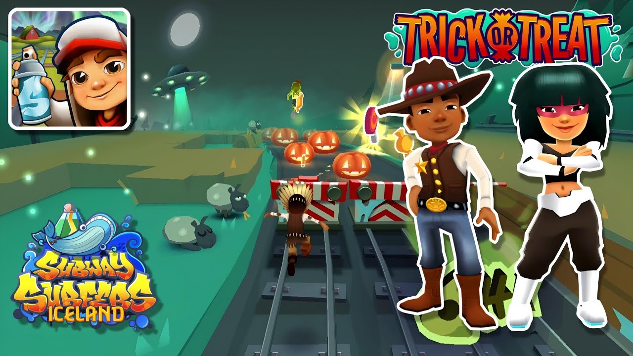 Subway Surfers Iceland: Trick Or Treat New Feature on Haunted Hood 2024 - 26 Minutes Full Gameplay