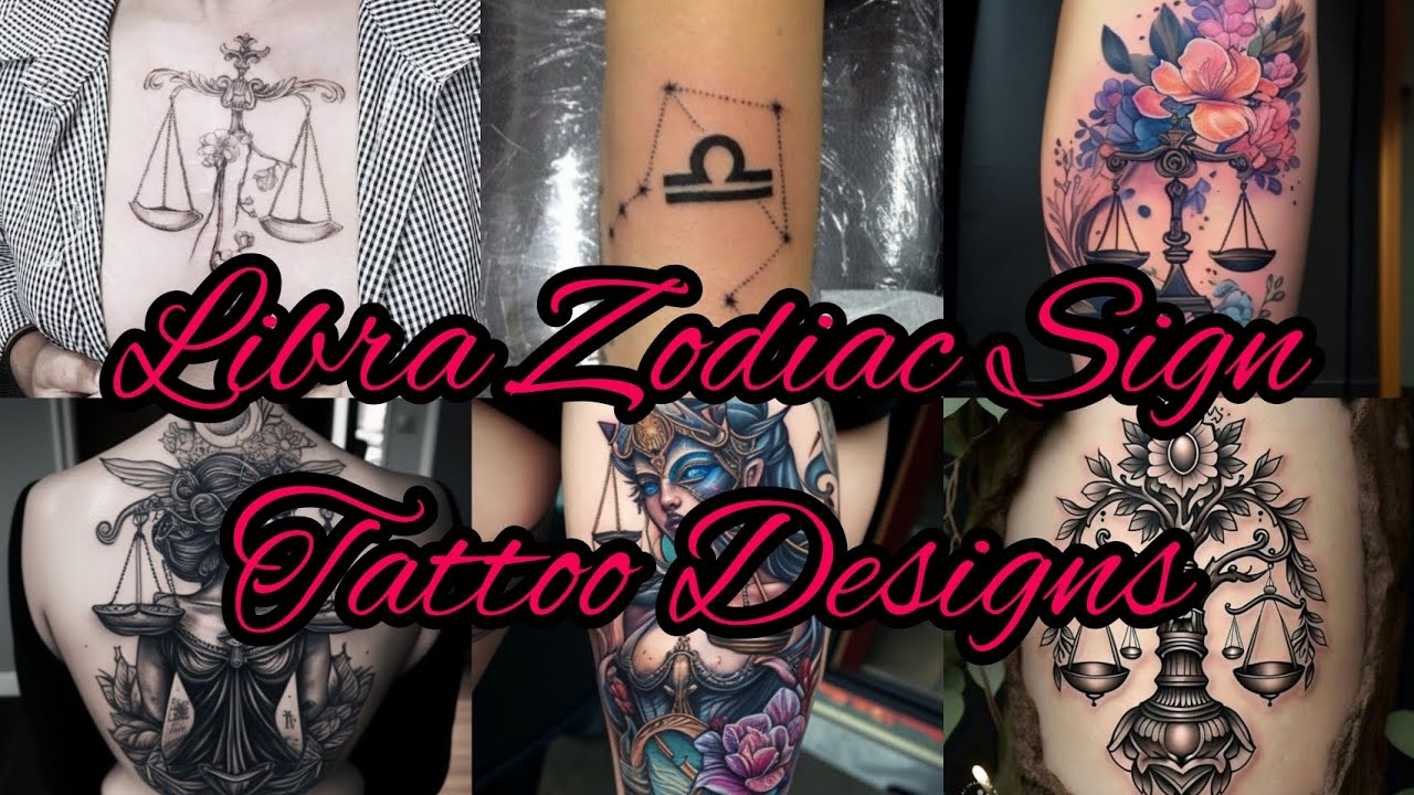 BEST LIBRA ZODIAC SIGN TATTOO DESIGNS 2024 | LIBRA TATTOO DESIGN IDEAS 2024 #libra #tattoo