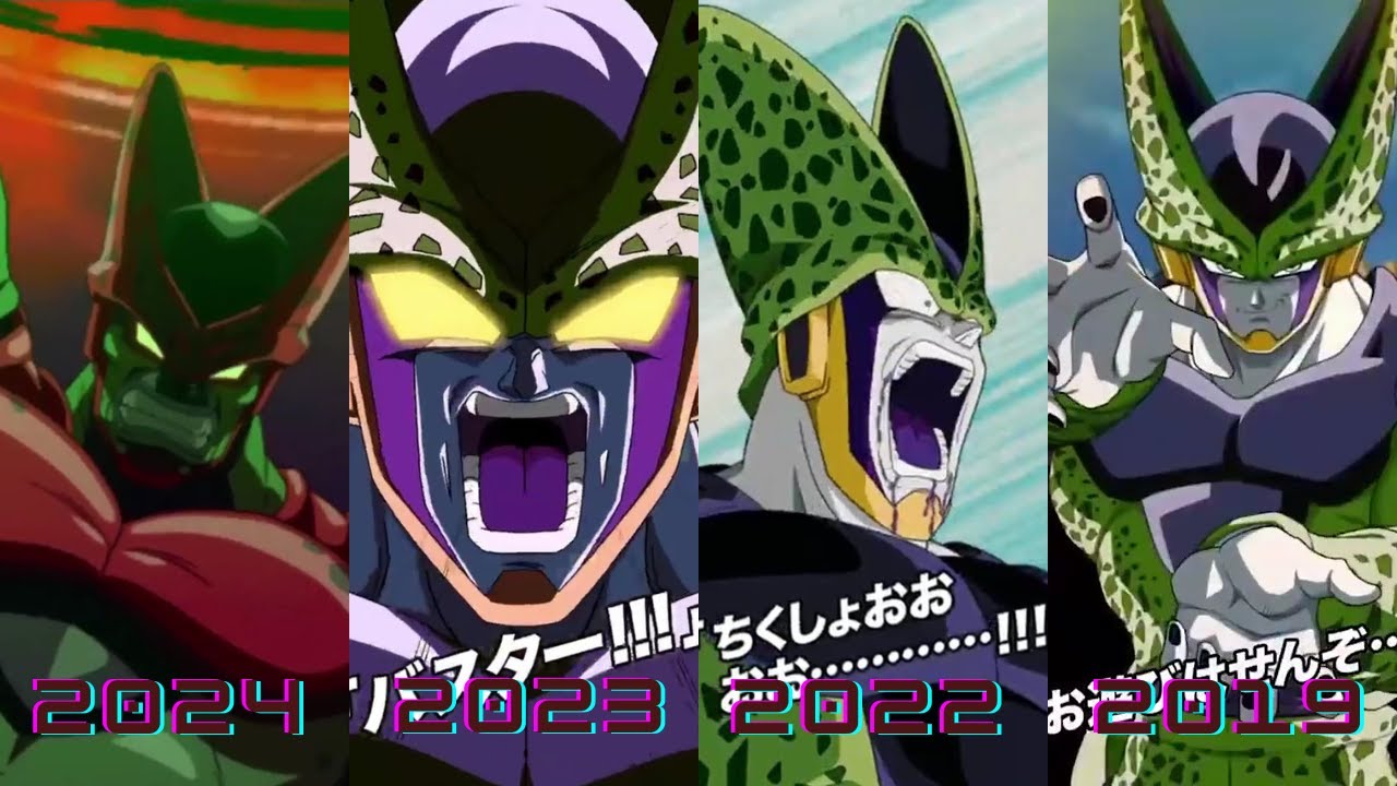 Evolution of Cell Animations 2015-2024 DBZ Dokkan Battle