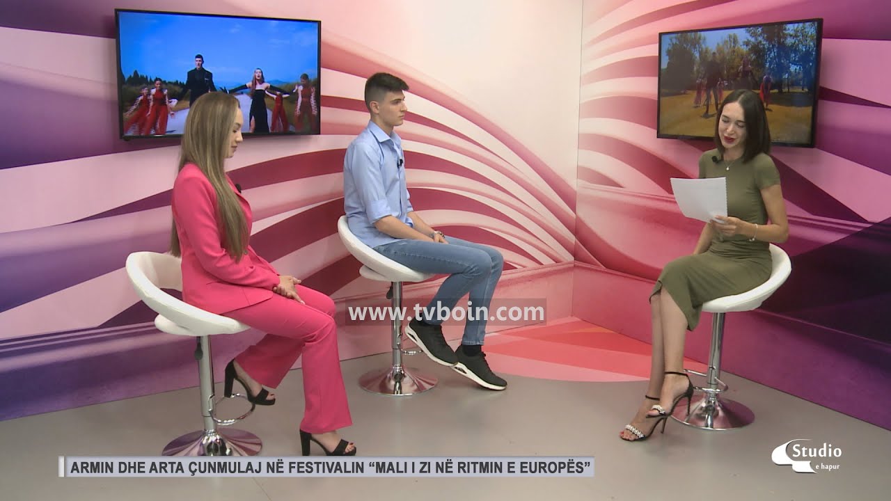 Studio e hapur - Armin dhe Arta Çunmulaj në festivalin 