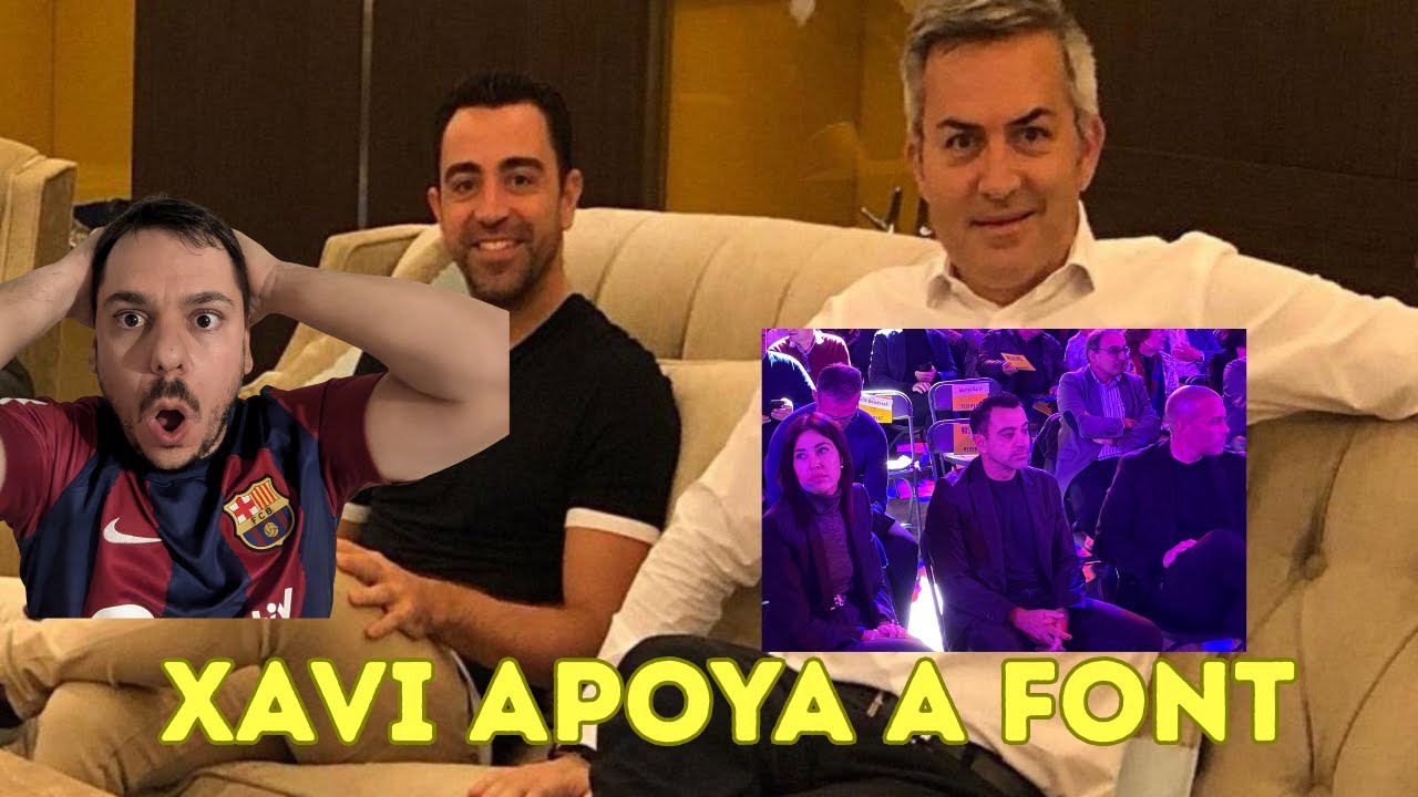 XAVI DECEPCIONA A TODOS SUS BORREGOS AL PRESENTARSE AL ACTO DE VICTOR FONT. JAJAJAJA