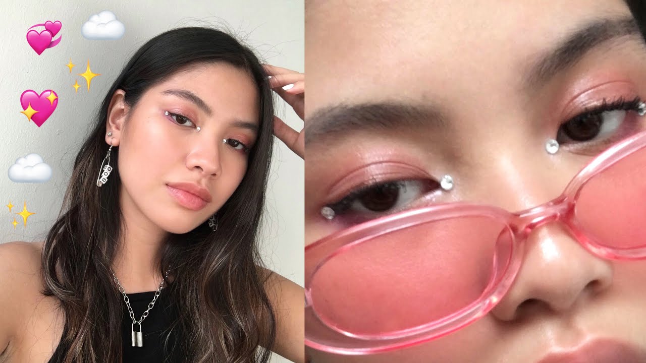 pink ~aesthetic~ makeup look 🍧🍥🍡 (no brushes needed!)