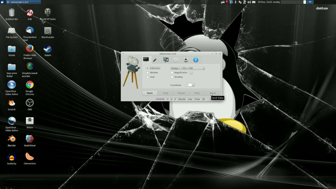 Vokoscreen....Cut !!!!!!