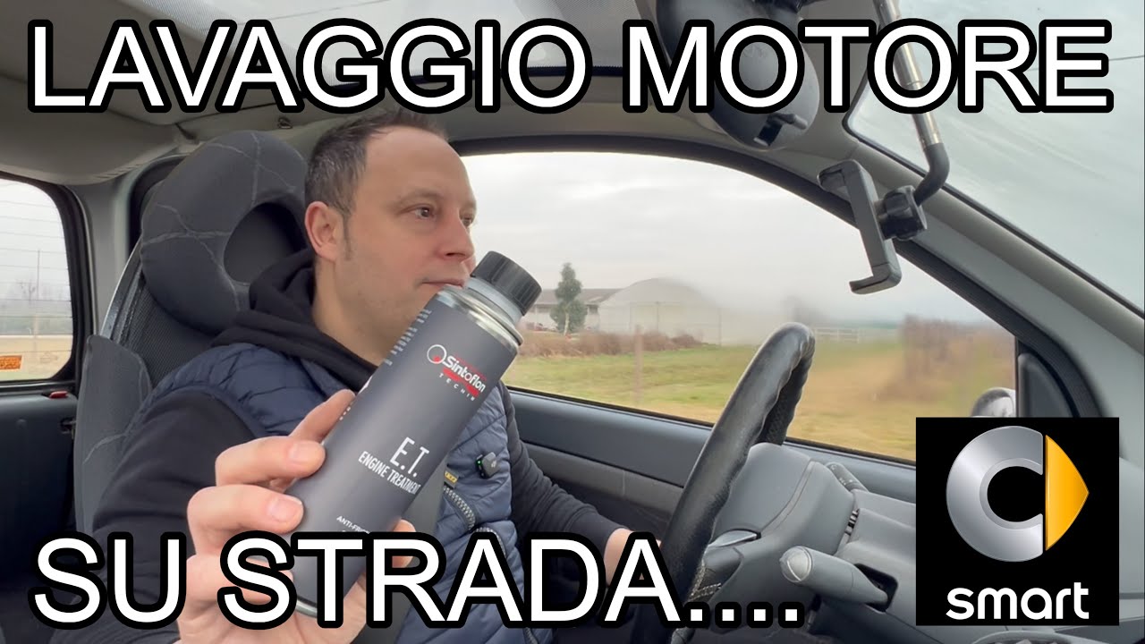 TAGLIANDO 🔧 CON LAVAGGIO MOTORE SU STRADA SMART fortwo 450 @sintoflon_official 