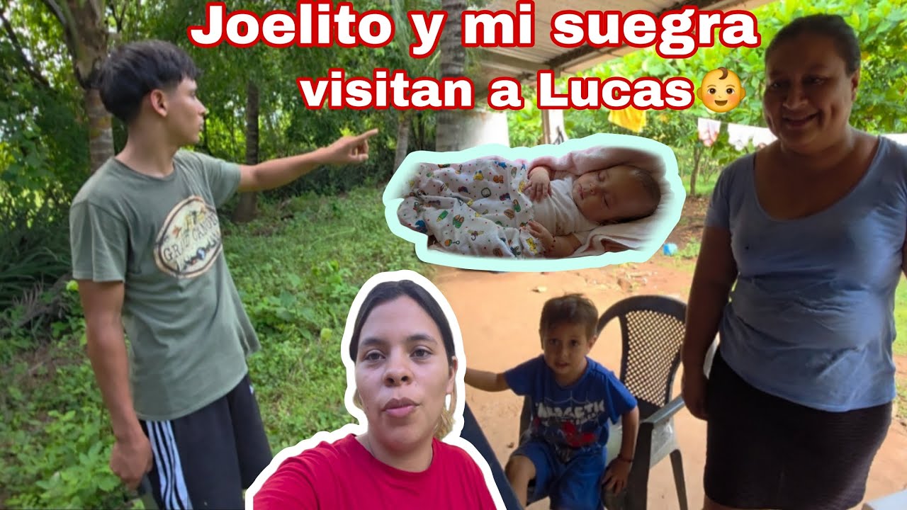 Joelito y mi suegra nos visitan🥰👶Miren como está el terreno donde vivo😱👌