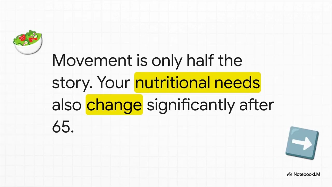 Why Nutrition Changes After 65 (And How to Thrive!) 🥦💪  Are you doing all the 