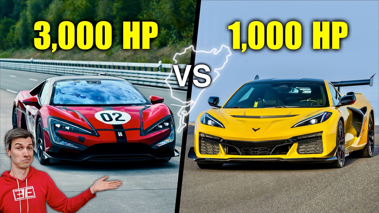 Бензин лучше электричества! Почему 1000 л.с. быстрее, чем 3000 л.с.?