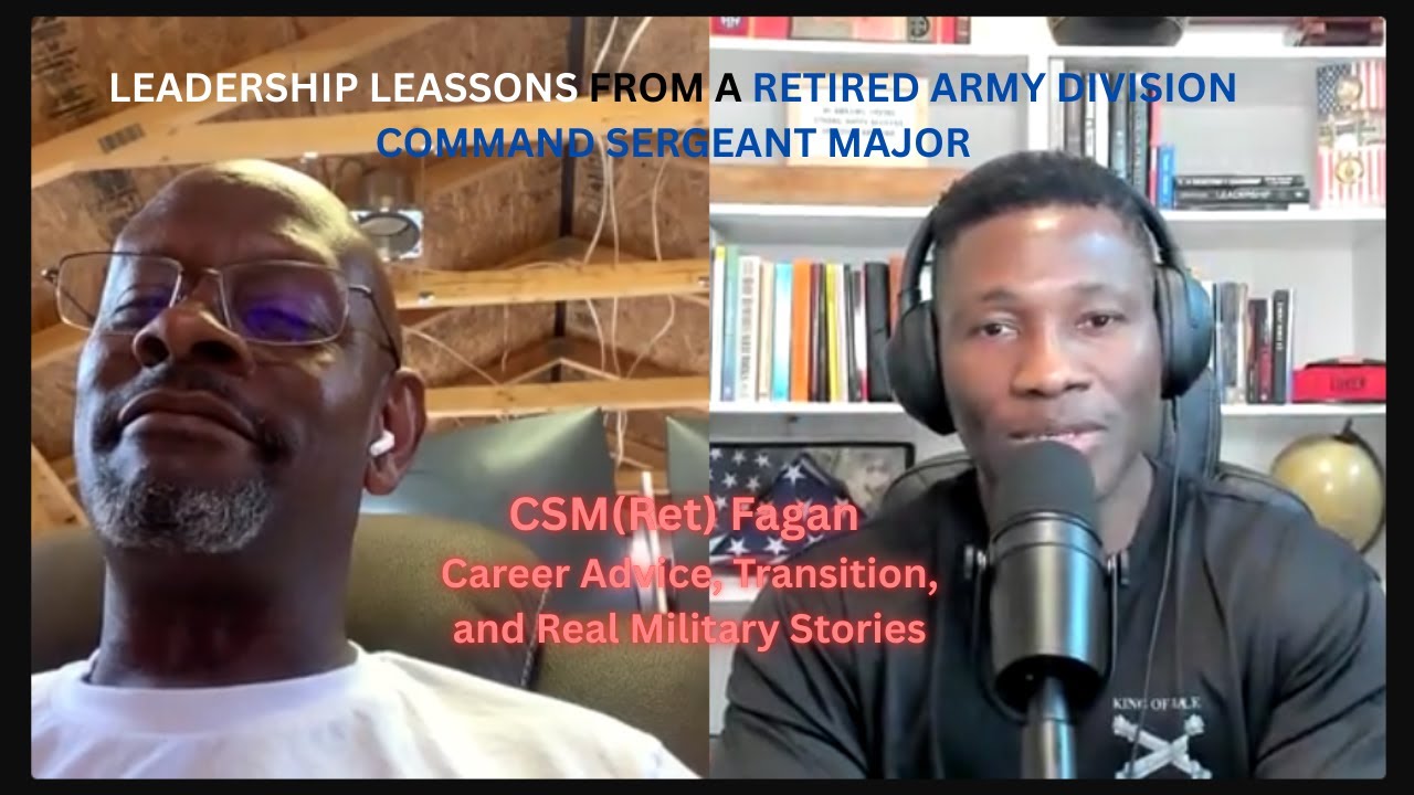 Navigating Military Life: Insights from retired Division CSM Carl Fagan.