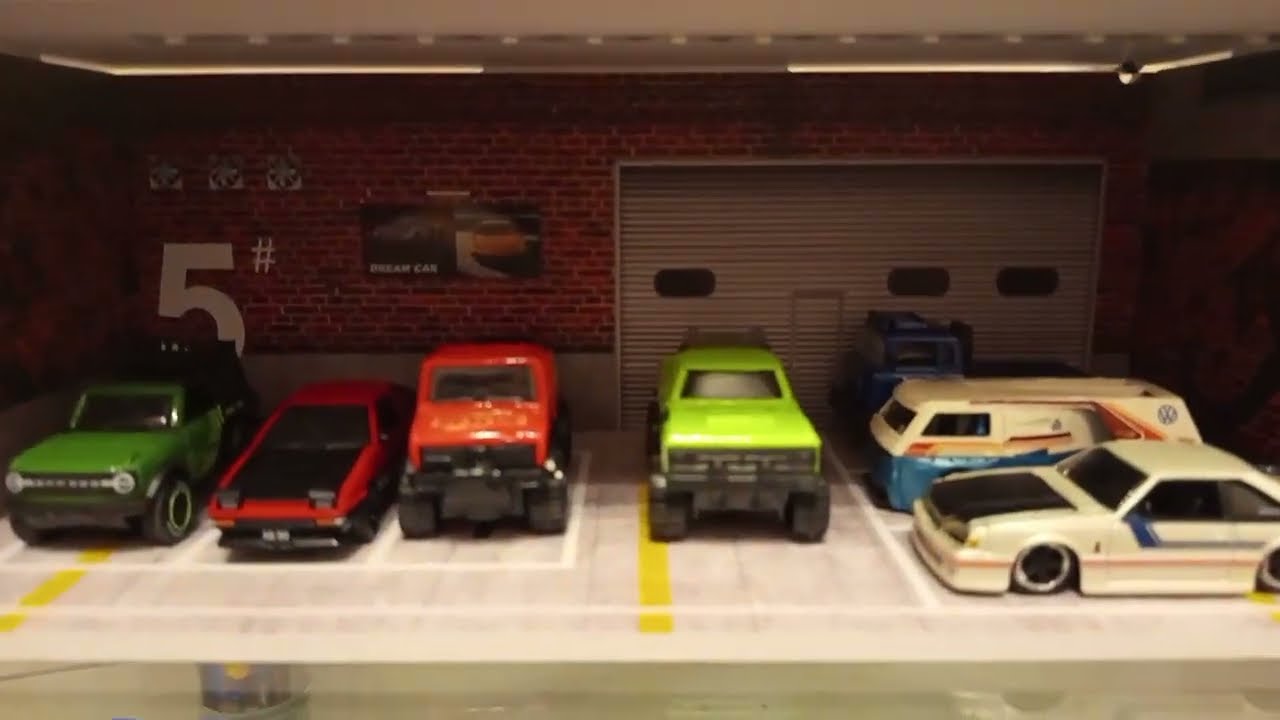 😍 1:64 ölçülü maşın modelləri üçün qaraj 🔥