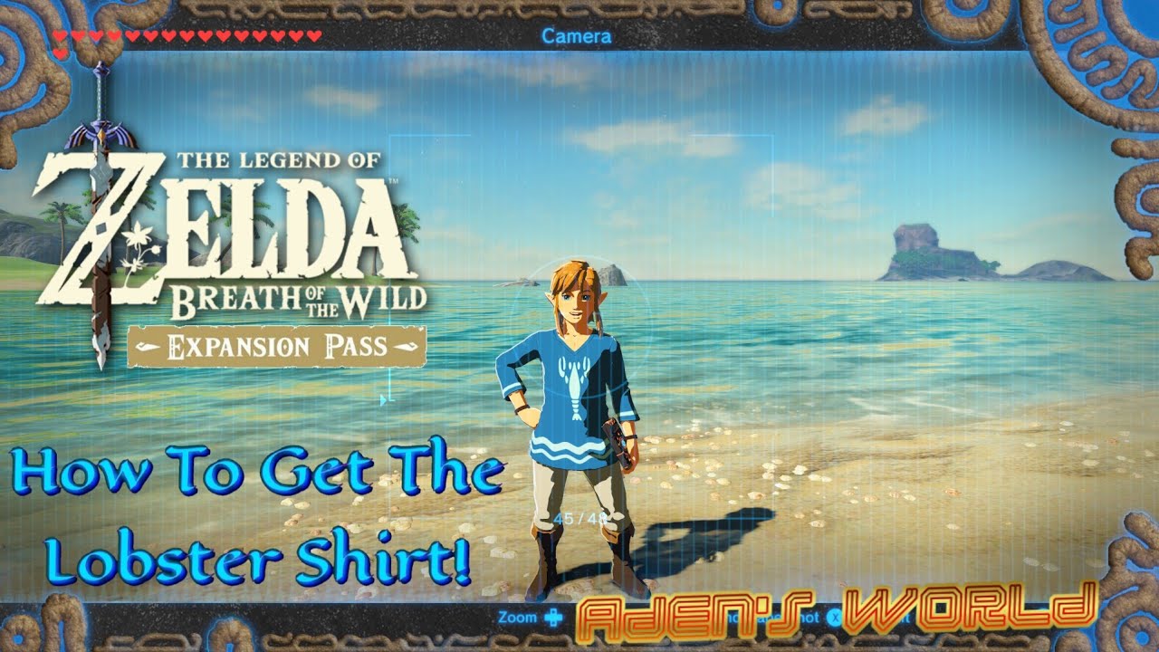 🦀🦀How To Get The Island Lobster Shirt!!! #AdensWorld #LegendsOfZelda #IslandLobsterShirt🦀🦀