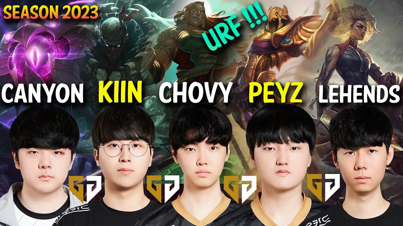 Canyon, Kiin, Chovy, Peyz, Lehends Playing URF | GEN TEAM in URF GAME - Patch 14.4 KR URF
