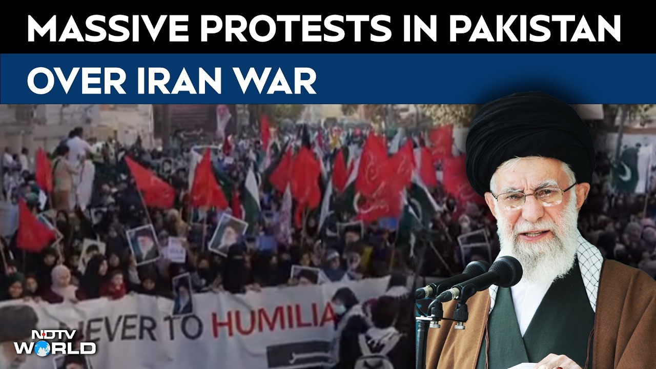 Iran War News LIVE | Massive Protests In Pakistan Over Iran War | Pakistan Protests