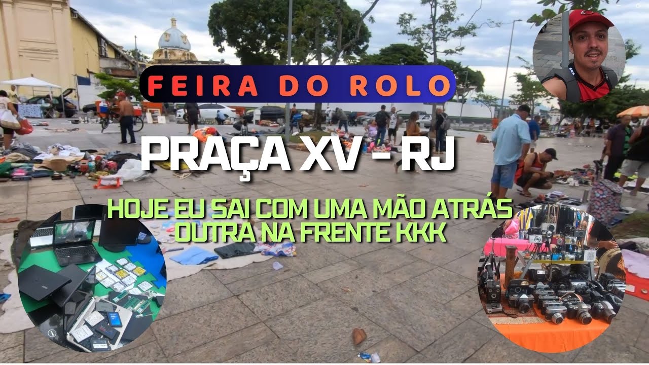 A MAIS FAMOSA FEIRA DE ANTIGUIDADES E DO ROLO DO RIO DE JANEIRO PRAÇA XV OU PRAÇA 15 DE NOVEMBRO