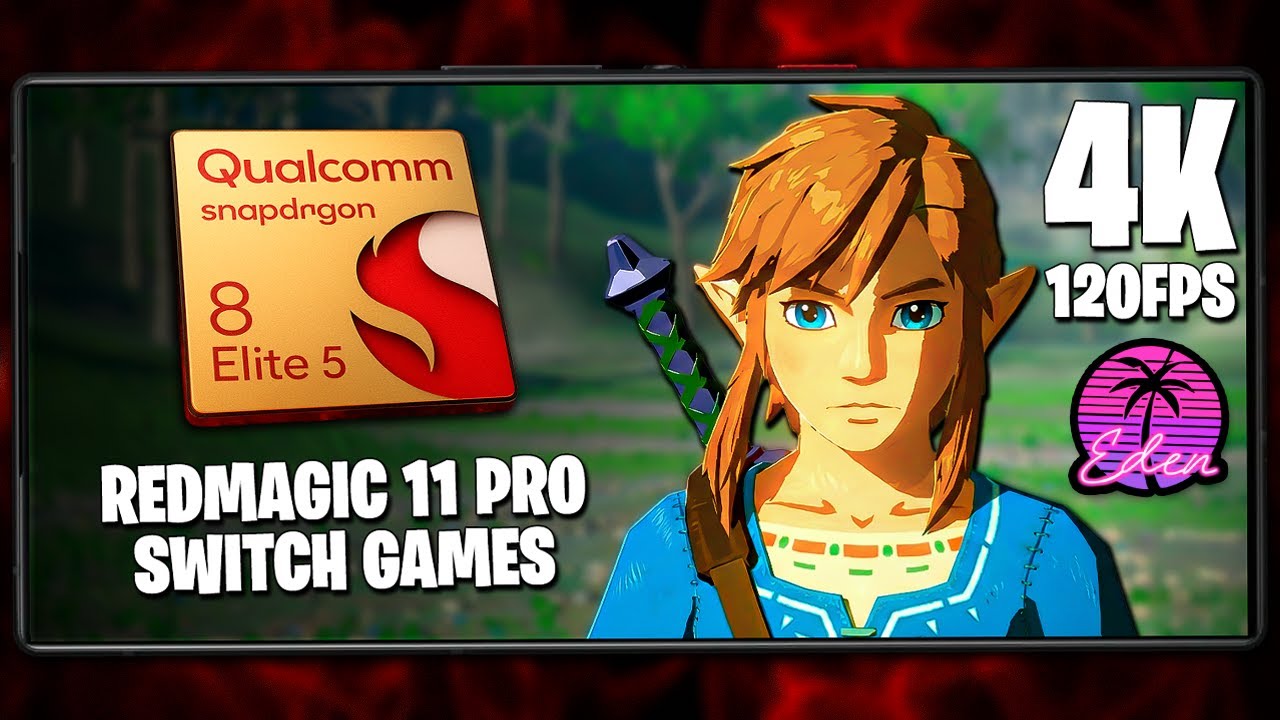 REDMAGIC 11 PRO contra JOGOS DE SWITCH! | SWITCH EMULATOR SNAPDRAGON 8 ELITE GEN 5