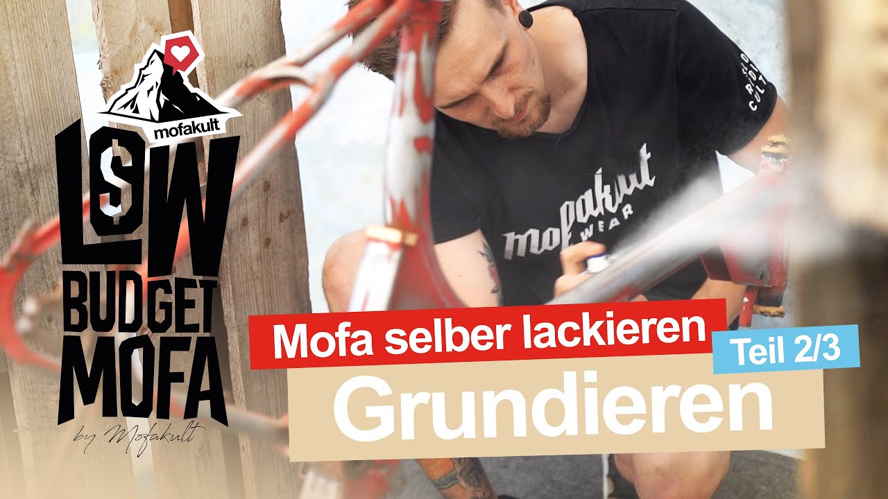 MOFA GRUNDIERT & BEREIT F&Uuml;R FARBE | Low Budget Mofa