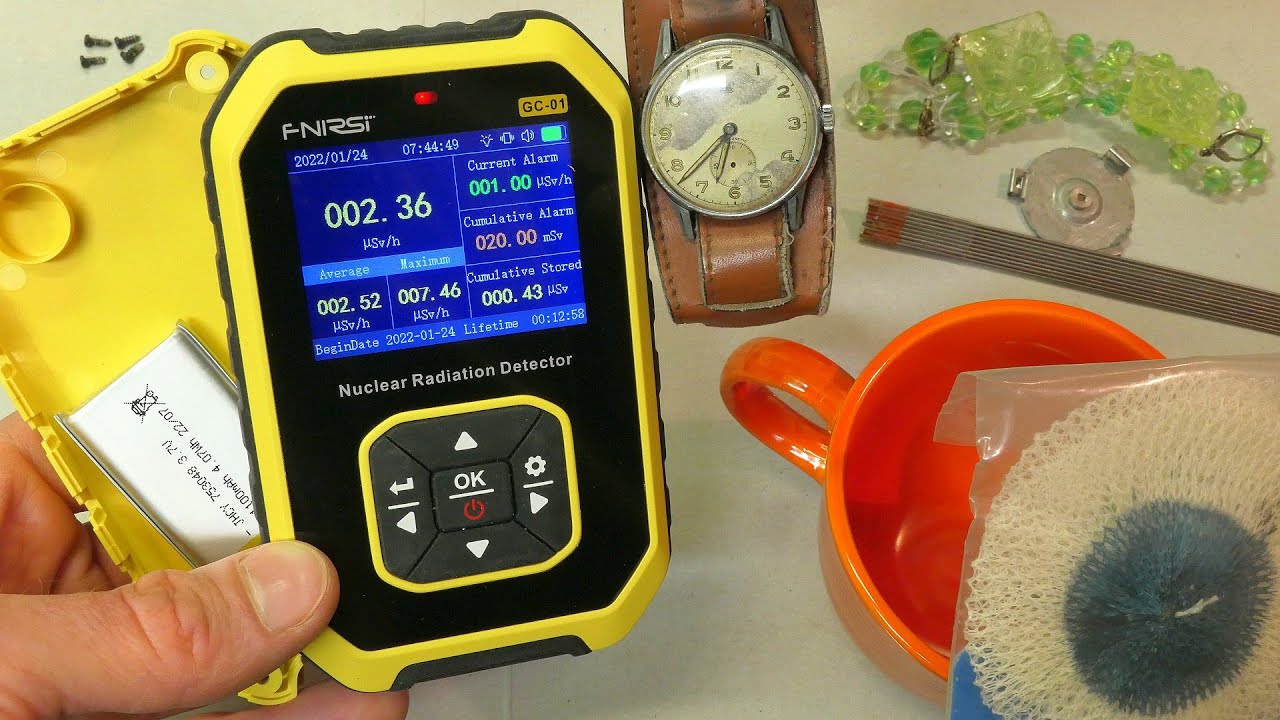 FNIRSI Radiation Detector - unboxing, test, teardown