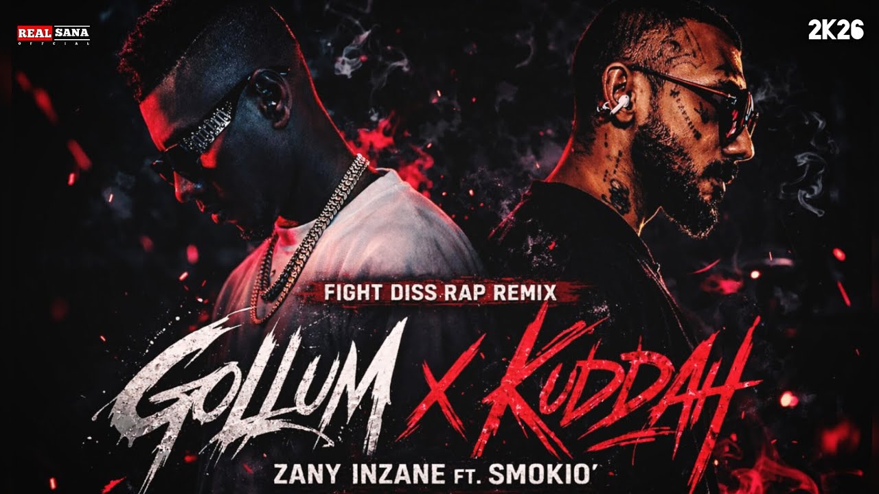 🎭 SANA BEATzZ ft. SMOKIO x ZANY INZANE  || GOLLUM x KUDDAH Fight  diss rap REMiX  @2K26 @sanabeatzz 