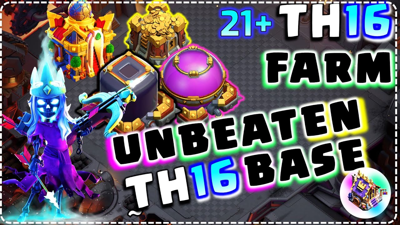 NEW! TH16 FARMING BASES!! Top 21 Town Hall 16 Farm Base Designs 2025 - Clash Research