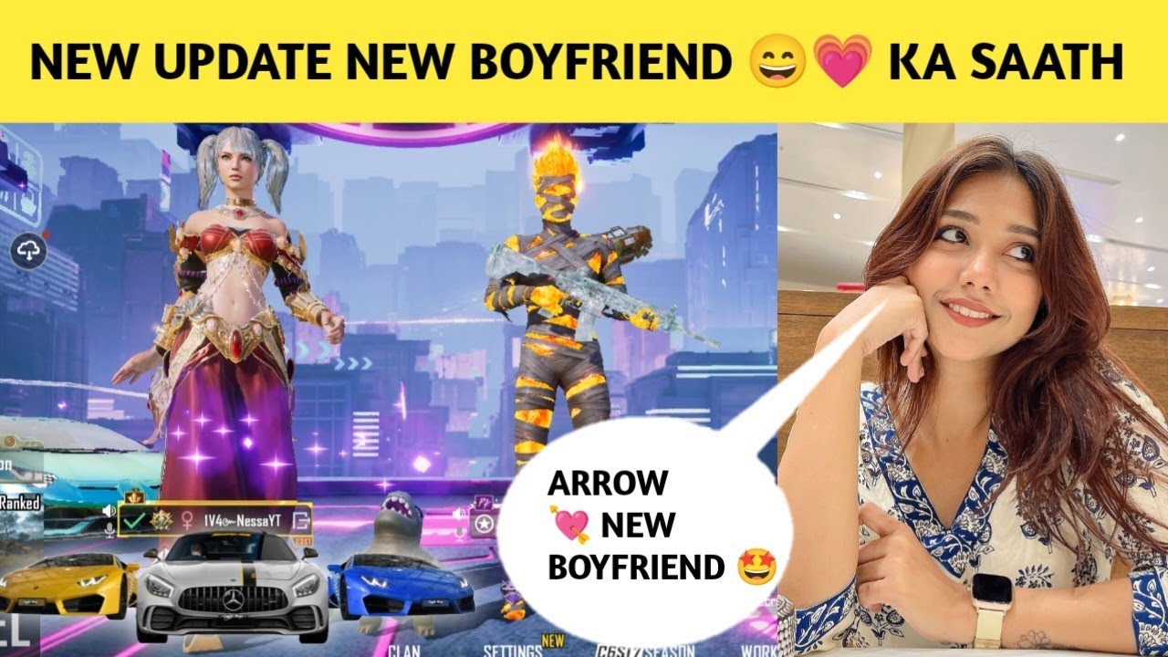 new update new boyfriend 😄💗 ka saath
