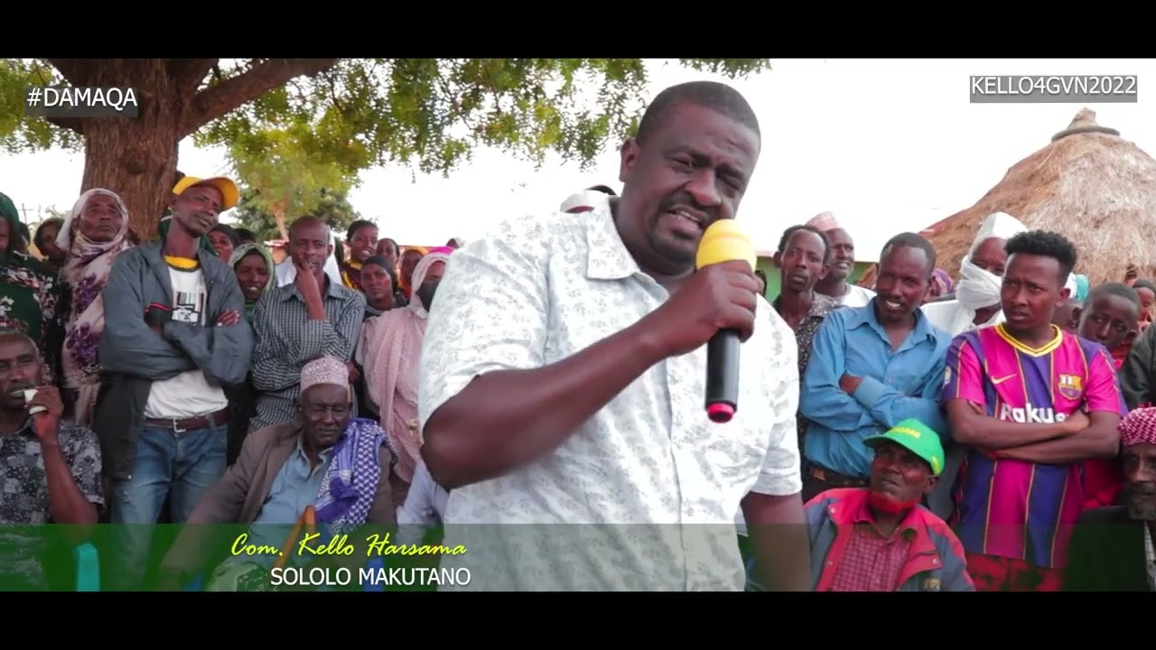 HALKANO KONSO'S SPEECH IN SOLOLO MAKUTANO