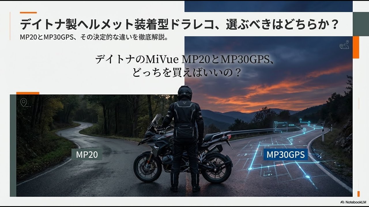 【GPS必要？】デイトナ mio MiVue MP20とMP30GPSの違い｜口コミ評価レビュー