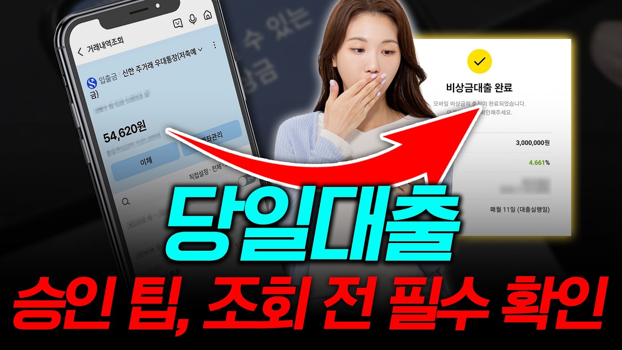 [당일대출] 현금이 급하게 필요해 난처한 분들에게 딱! #당일대출