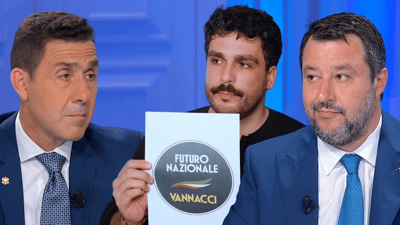 Salvini scopre in diretta che Vannacci abbandonerà la Lega (e ci rimane male)