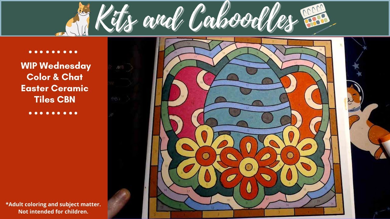 WIP Wednesday Color & Chat - Easter Ceramic Tiles CBN