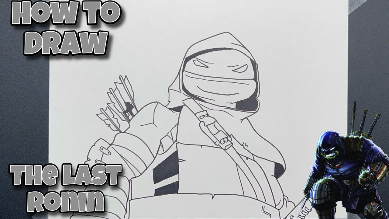 How To Draw The Last Ronin | TMNT | Step By Step #drawing #tmnt