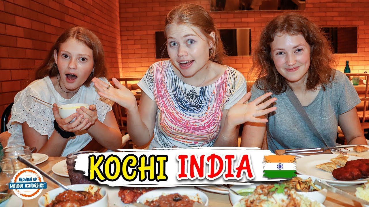FALLING IN LOVE WITH INDIA! 🇮🇳❤️ Delicious Food & Luxury Hotel @ Hyatt Kochi | 197 Countries, 3 Kids