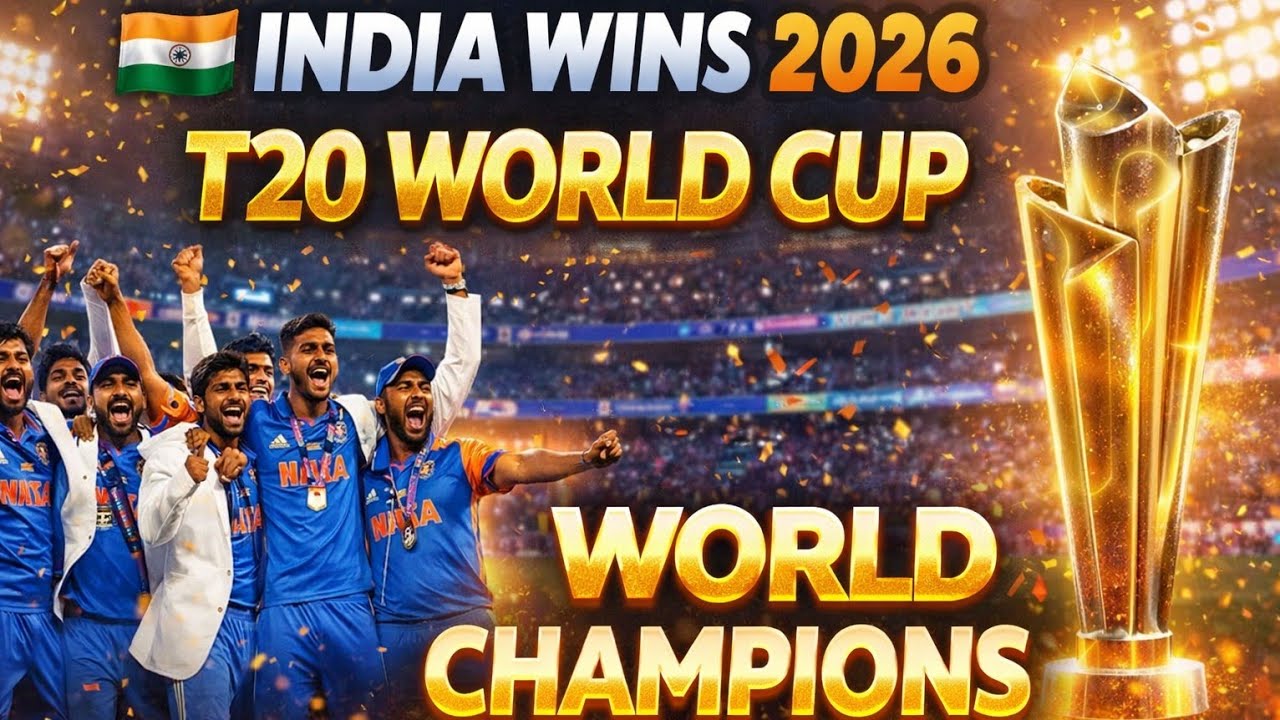 India Wins 2026 T20 World Cup 🏆 | World Champions 🇮🇳 | Historic Victory Celebration