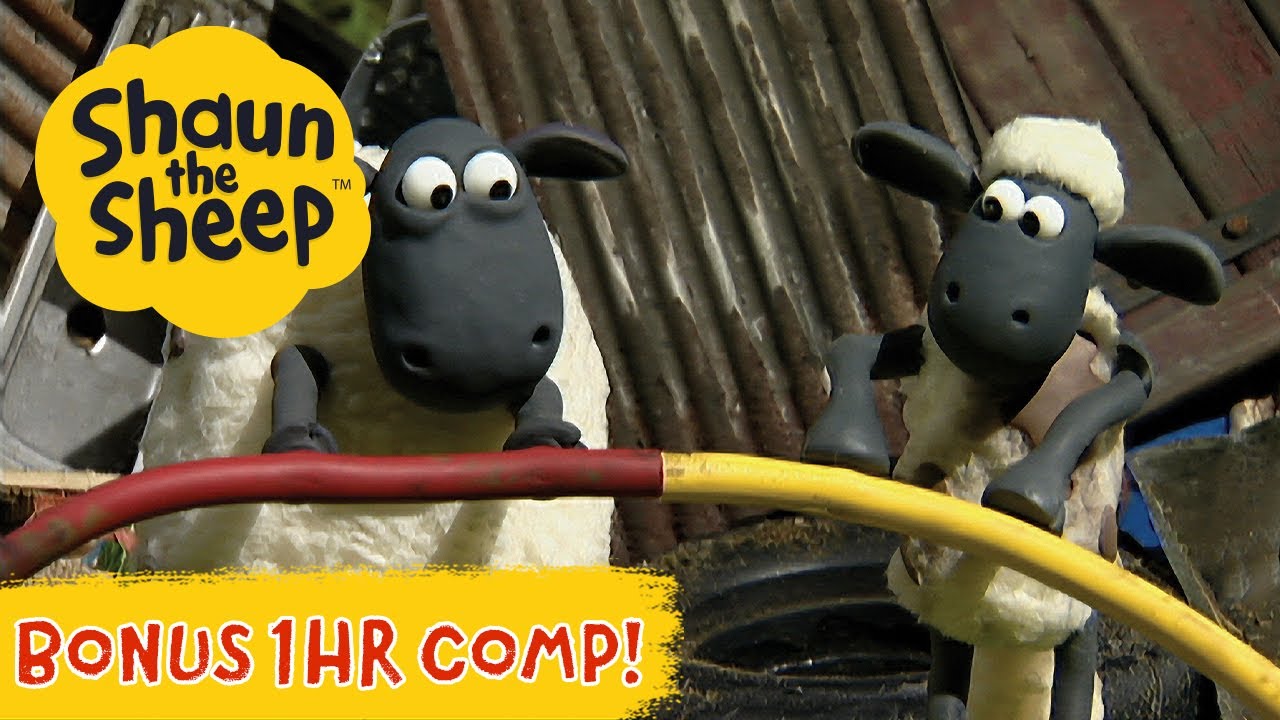 Bitzer Falls In Love 😍 | BONUS 1 HOUR Compilation | Shaun the Sheep & Friends | Cartoons for Kids