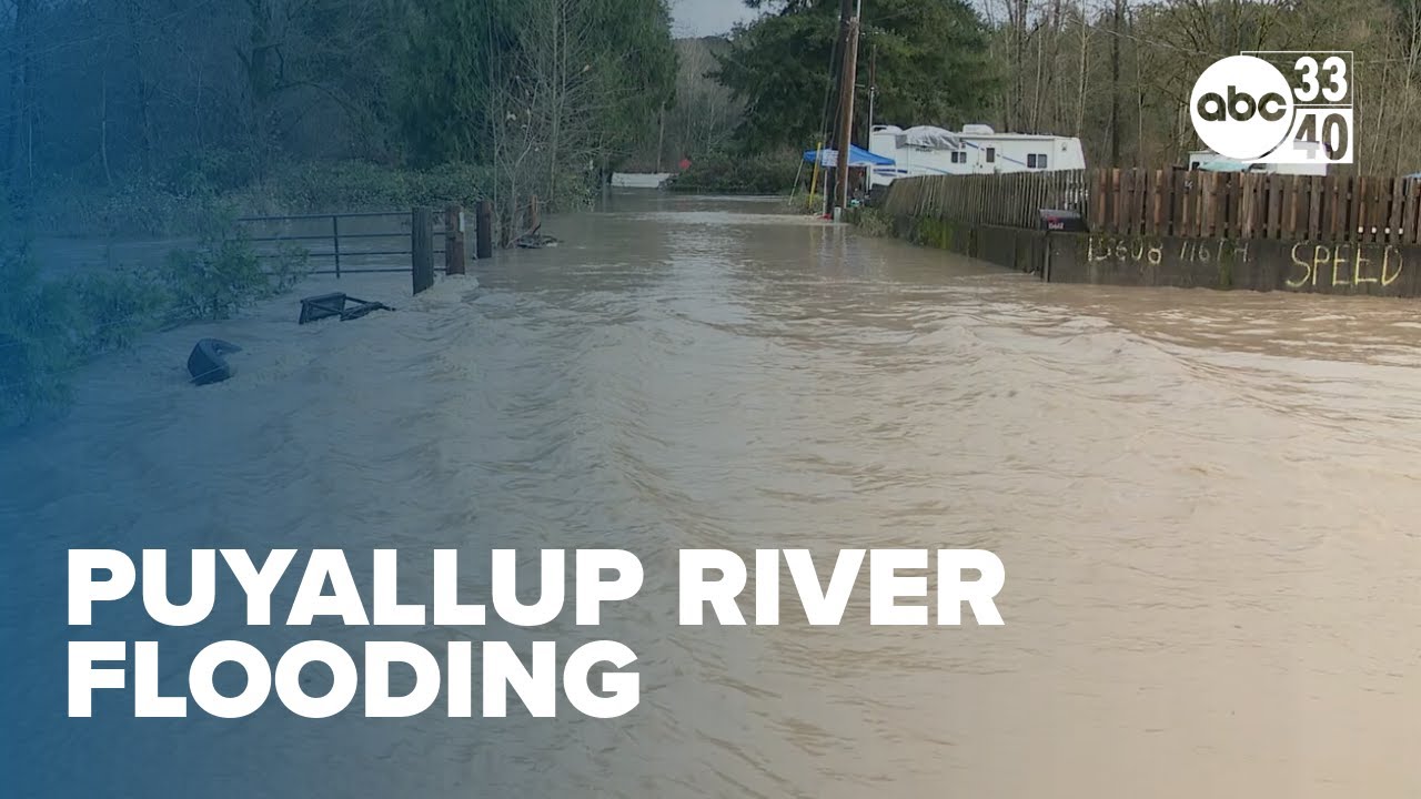 Washington State Flooding - Puyallup River