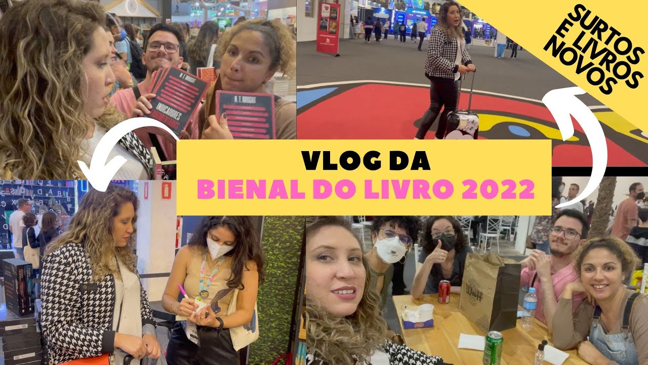 VLOG BIENAL DO LIVRO 2022 | SURTOS COMPRANDO LIVROS | ENCONTRANDO AUTORES