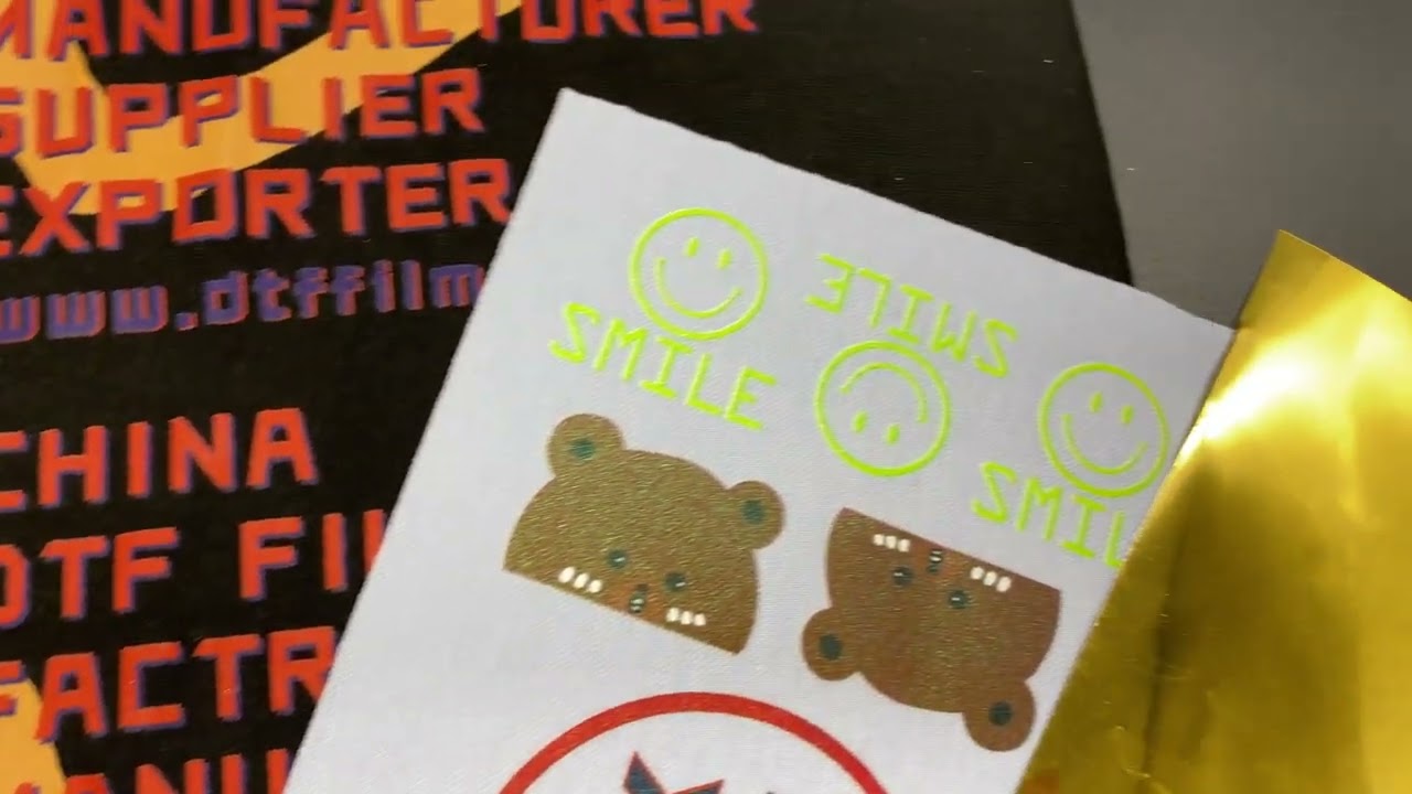 Glitter DTF Digital Transfer Sticker Manufacturer, Glitter PET DTF Film Supplier, China, Supplier