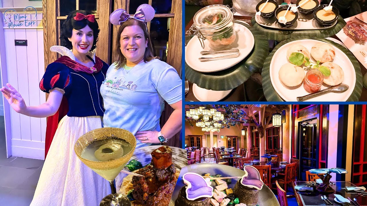 Ужин с книгами в Artist Point 🍎 Обзор очаровательного ужина с персонажами Disney