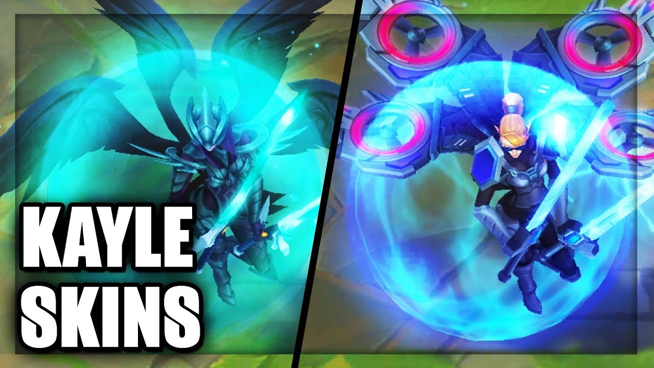 All Kayle Skins Spotlight Final VFX Update 2019 Rework (League of Legends)