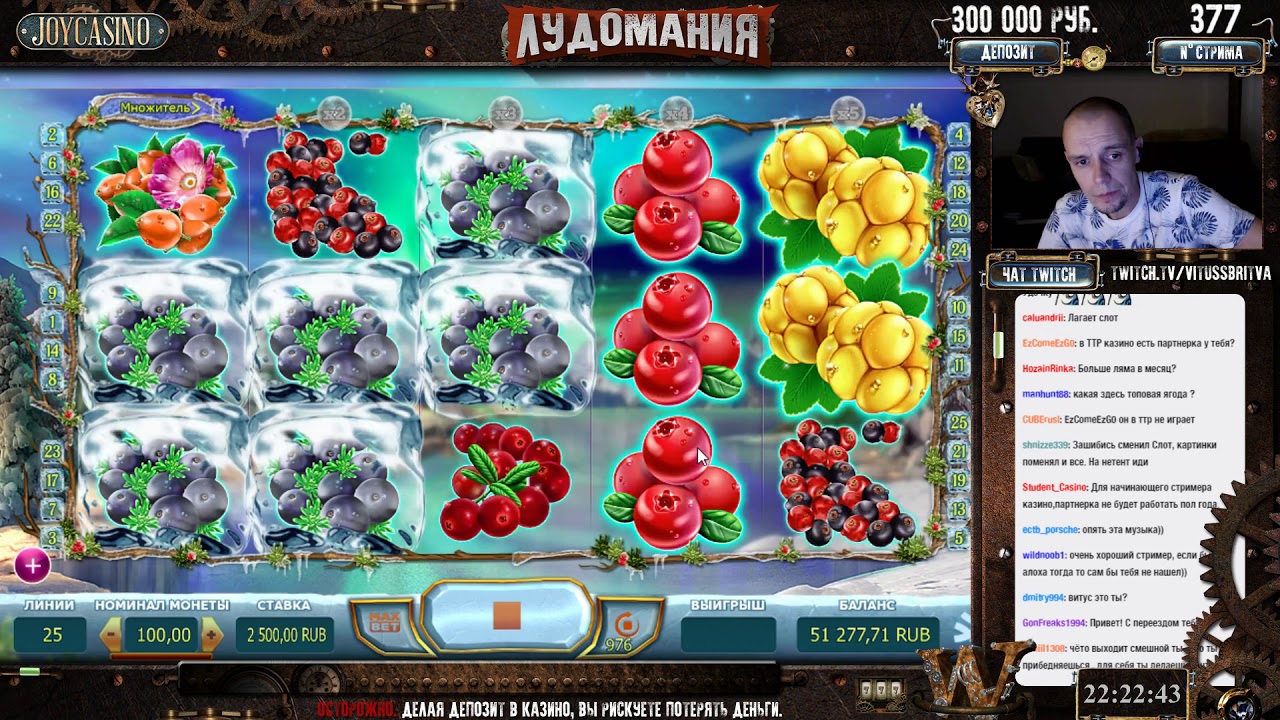 Winter Beries Slot BIG WIN x125