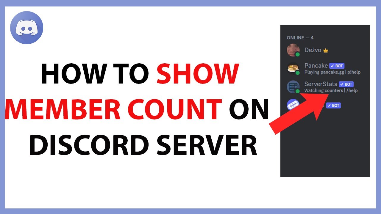 How to Show Member Count on a Discord Server