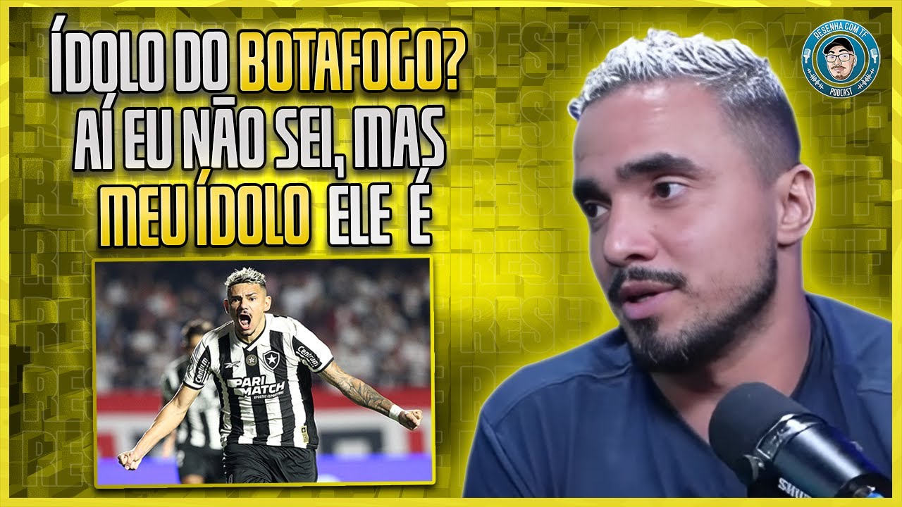 &Iacute;DOLO DO BOTAFOGO? RAFAEL COMENTA SA&Iacute;DA DE TIQUINHO SOARES