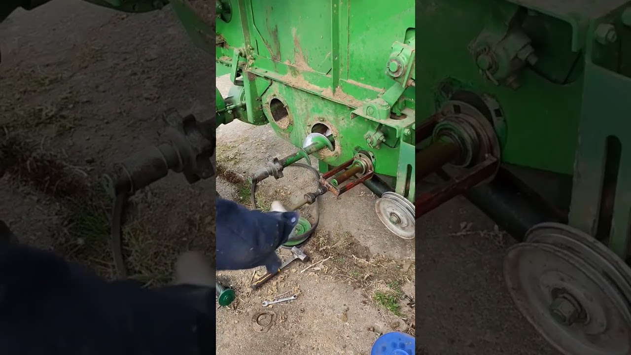 The process of repairing and maintaining agricultural machinery