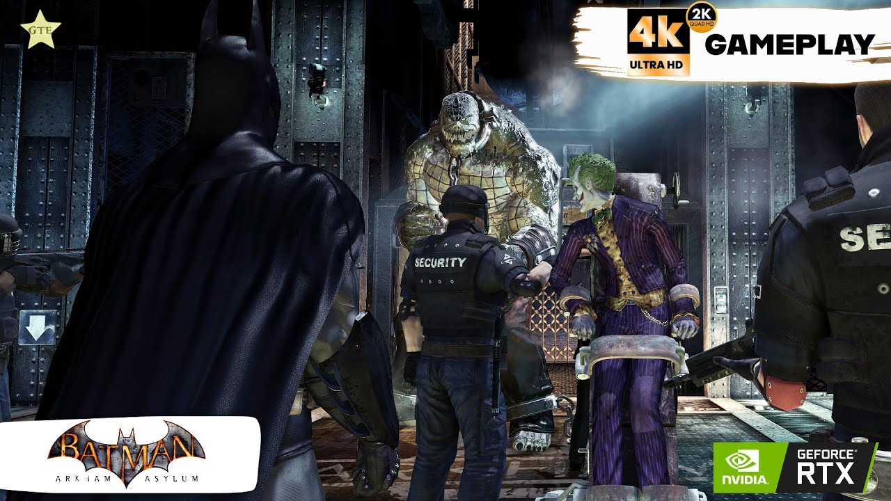 Batman: Arkham Asylum в разрешении 4K/2K с максимальными настройками графики на RTX 5060 Ti | Изд...