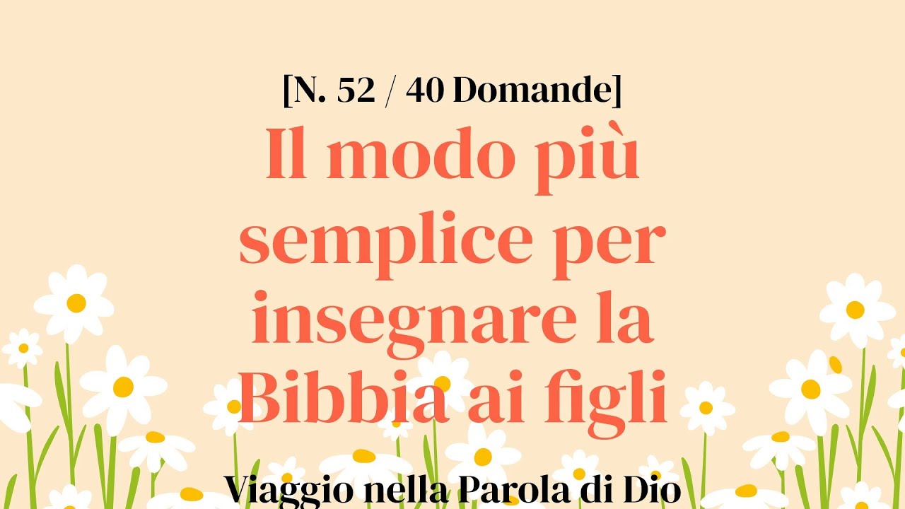 Quando divertimento e grazia si incontrano in un quiz - Quiz Biblico Parte 52