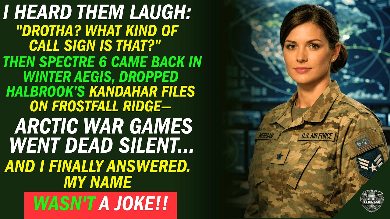 They mocked Drotha—until Spectre 6 returned and Halbrook's Kandahar cover-up went public I answered