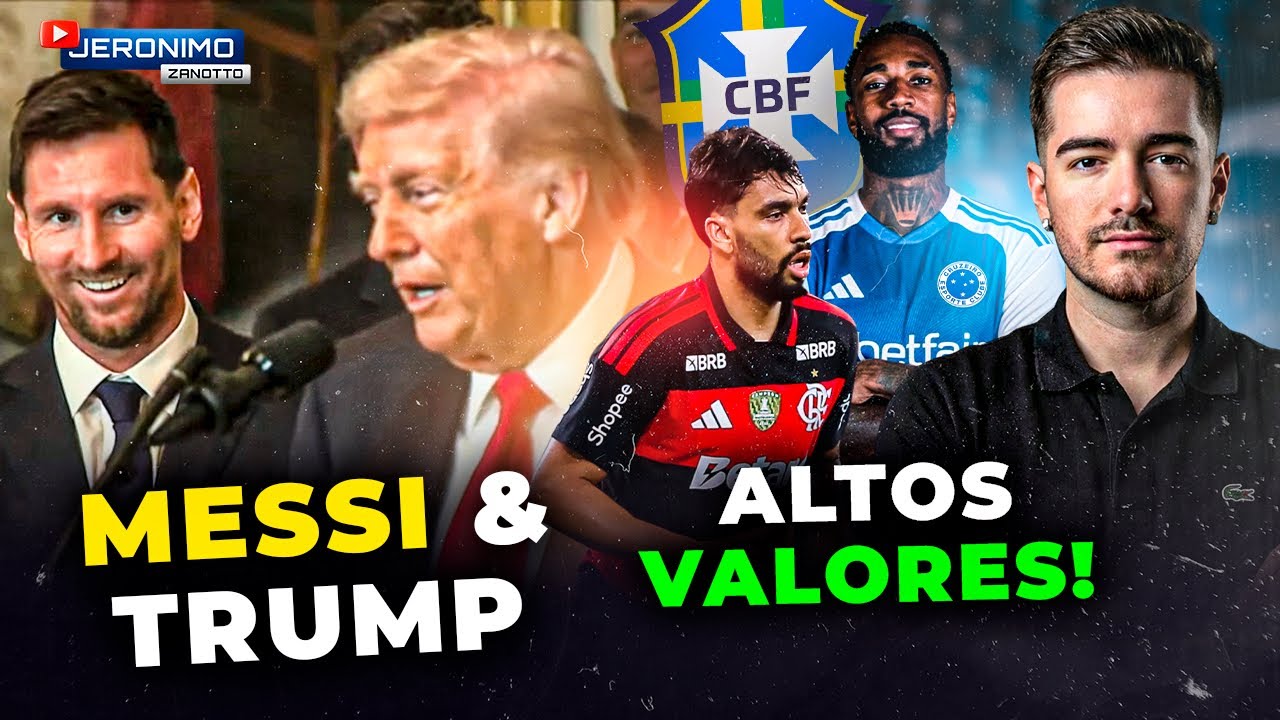 Alto INVESTIMENTO no BRASILEIRÃO! MESSI ENCONTRA DONALD TRUMP!