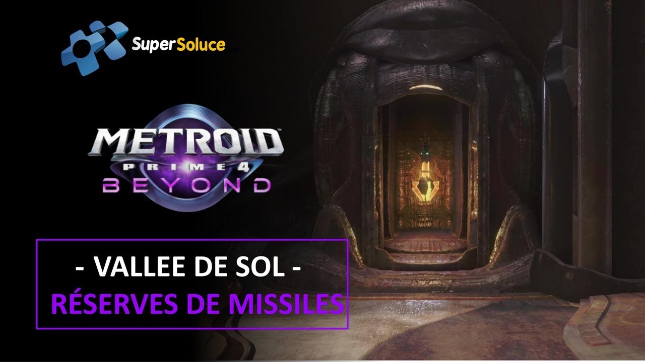 Metroid Prime 4 Beyond - Réserves de missiles de la Vallée de Sol