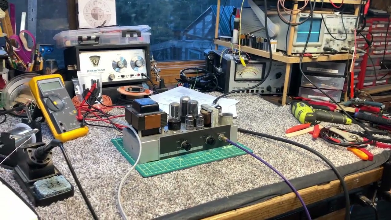 Filmosound 385 into guitar amplifiers- part 1. First listen before any mods or other work.