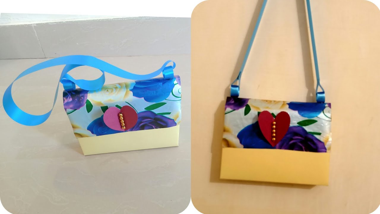 Flap Over Gift Bag | Paper Bags | DIY Gift Bag | gift bag banane ka tarika